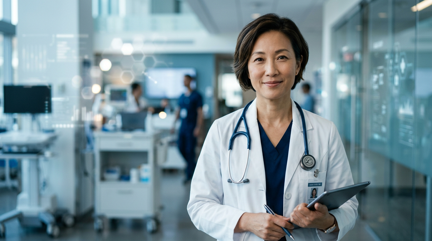 Medical student practicing NAC OSCE clinical encounter with Nacosce-Buddy AI simulator